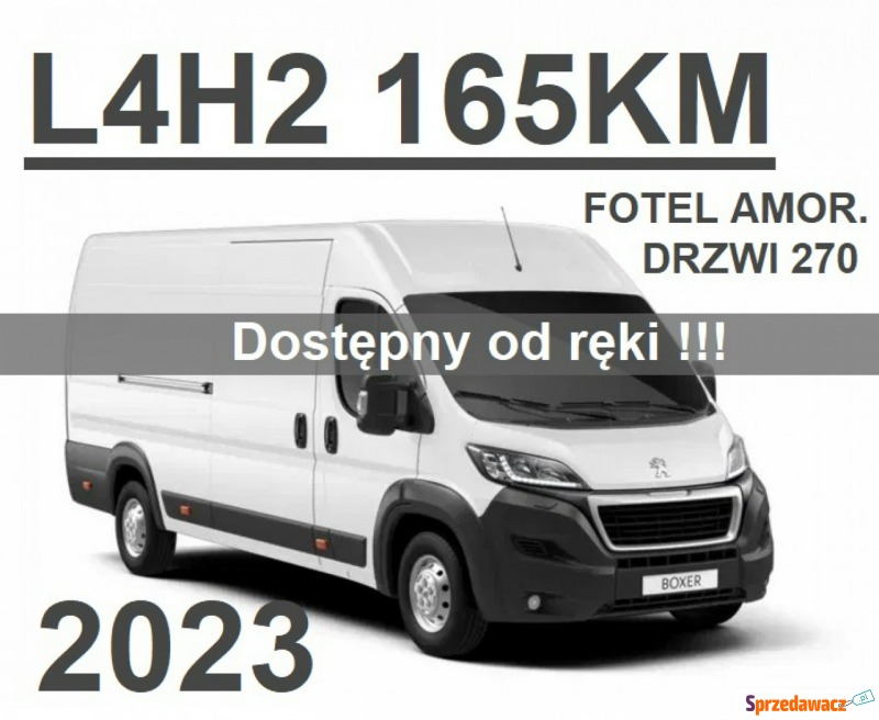 Peugeot Boxer - L4H2 165KM Czujniki Fotel Amort.... - Dostawcze i ciężarowe - Szczecinek