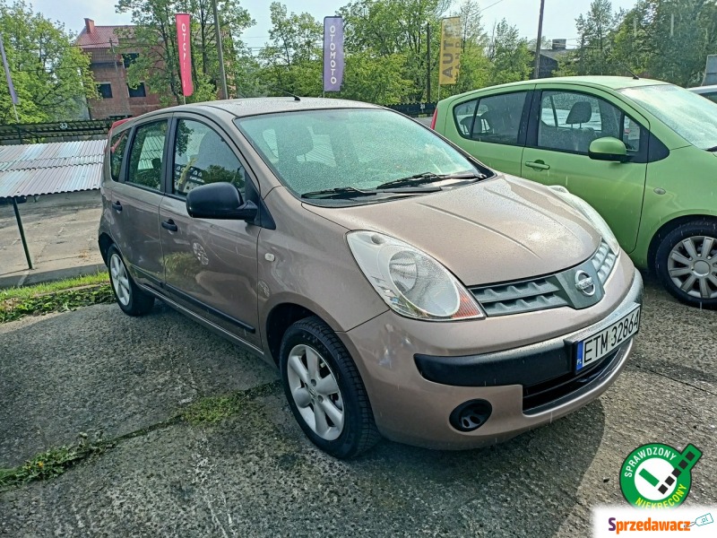 Nissan Note  Hatchback 2007,  1.4 benzyna - Na sprzedaż za 13 500 zł - Tomaszów Mazowiecki