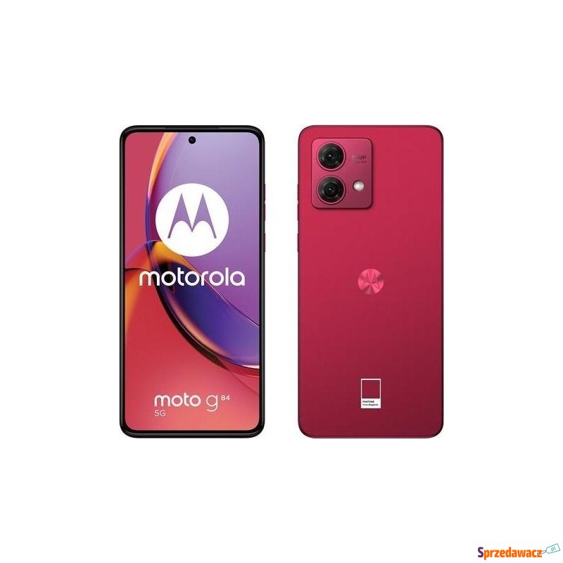 Smartfon Motorola Moto G84 5G 12/256GB Czerwony... - Telefony komórkowe - Opole