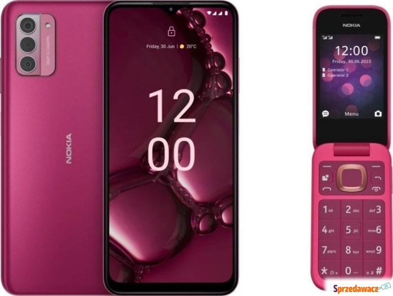 Smartfon Nokia G42 5G 6/128GB Różowy (101Q500... - Telefony komórkowe - Myślachowice