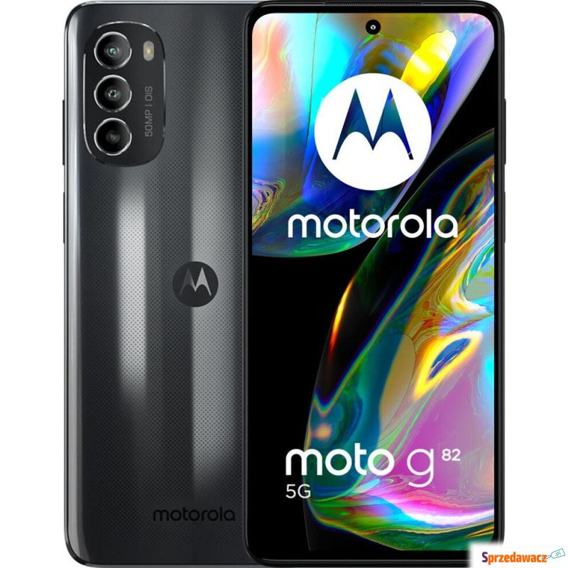 Smartfon Motorola Moto G82 5G 6/128GB Grafitowy... - Telefony komórkowe - Rogoźnik