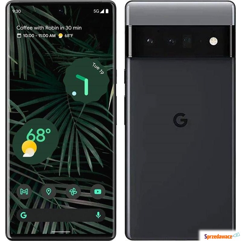 Smartfon Pixel 6 Pro 5G 12/128GB Czarny (GA03164-GB) - Telefony komórkowe - Dąbrowa Górnicza