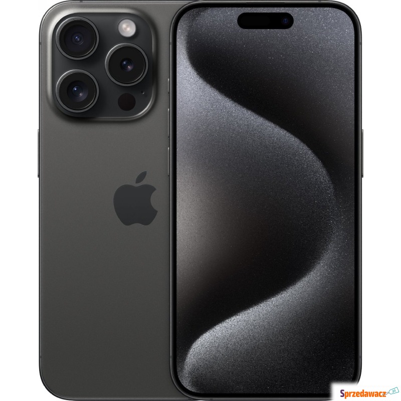 Smartfon Apple iPhone 15 Pro 1TB Black Titanium... - Telefony komórkowe - Inowrocław