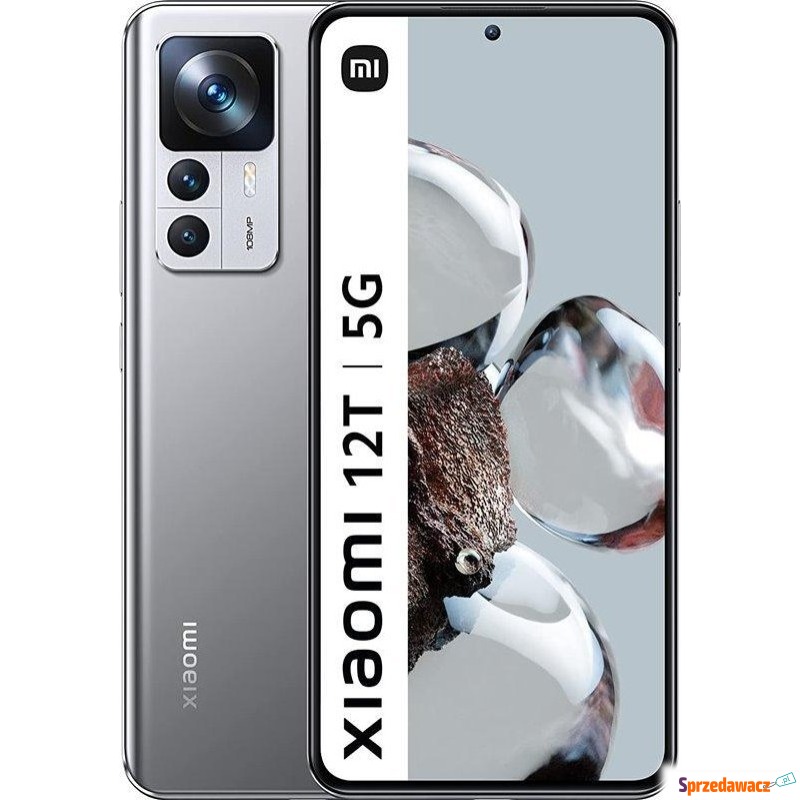 Smartfon Xiaomi 12T 5G 8/256GB Srebrny (69341... - Telefony komórkowe - Jelenia Góra