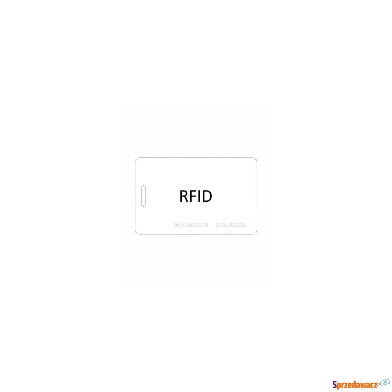 Karta RFID F&F KB-02 do stacji bramowych i sz... - Domofony, dzwonki - Łódź
