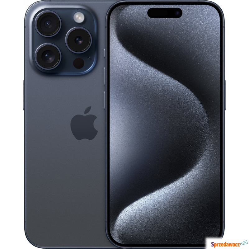 Smartfon Apple iPhone 15 Pro 256GB Blue Titanium... - Telefony komórkowe - Piła