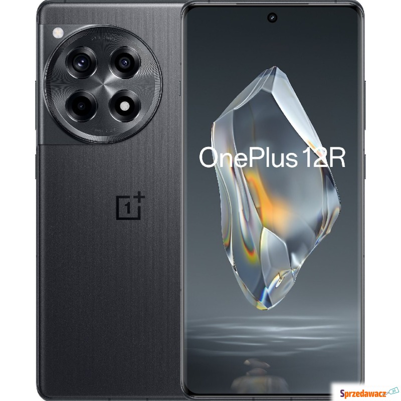 Smartfon OnePlus 12R 5G 16/256GB Czarny (5011105231) - Telefony komórkowe - Świnoujście