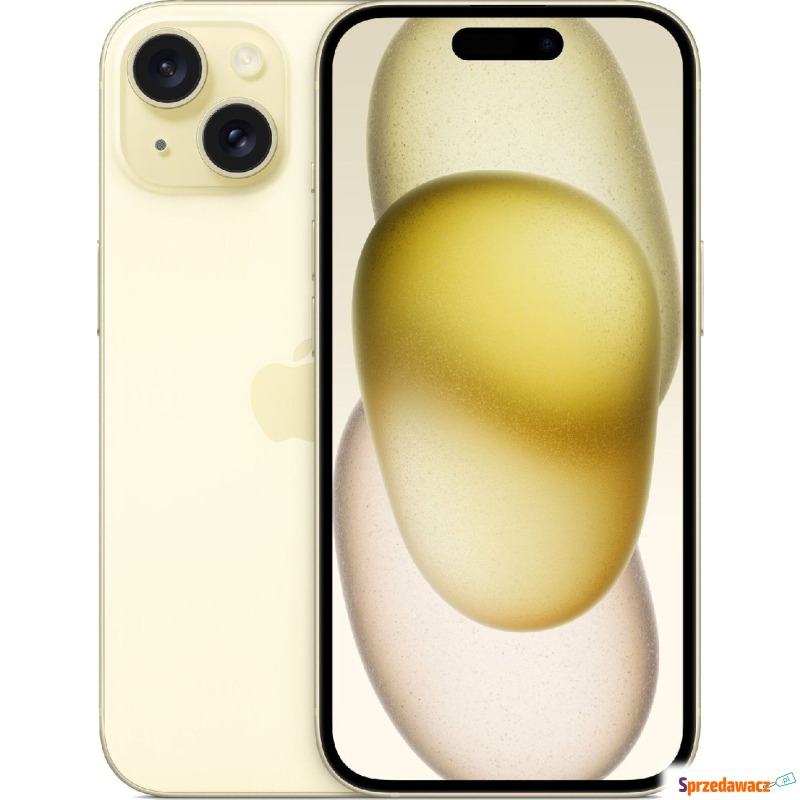 Smartfon Apple iPhone 15 128GB Yellow (MTP23) - Telefony komórkowe - Poznań