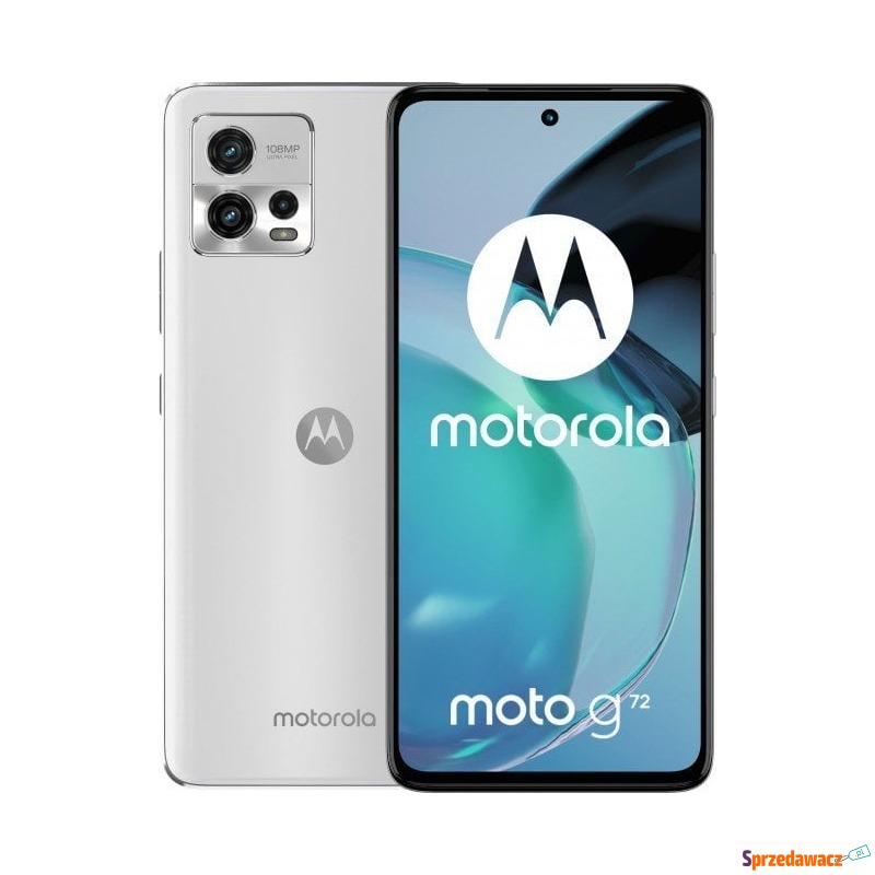 Smartfon Motorola Moto G72 8/128GB Biały (PAV... - Telefony komórkowe - Rzeszów