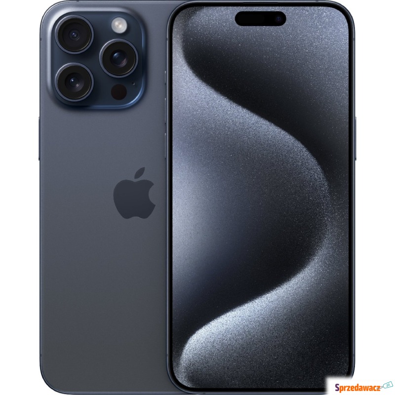 Smartfon Apple iPhone 15 Pro Max 512GB Blue T... - Telefony komórkowe - Wodzisław Śląski