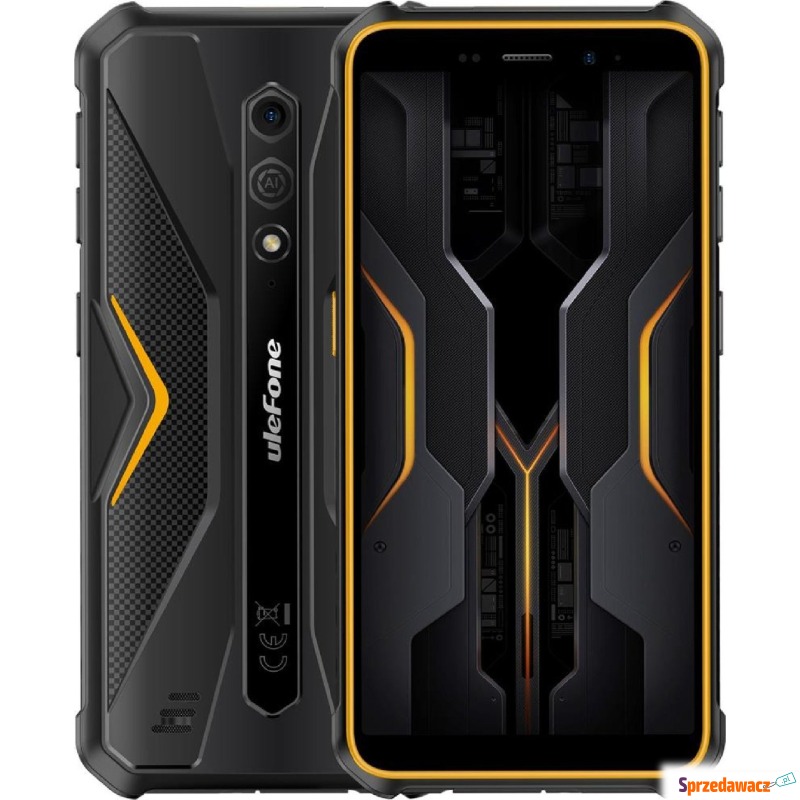 Smartfon UleFone Armor X12 3/32GB Czarno-poma... - Telefony komórkowe - Lublin