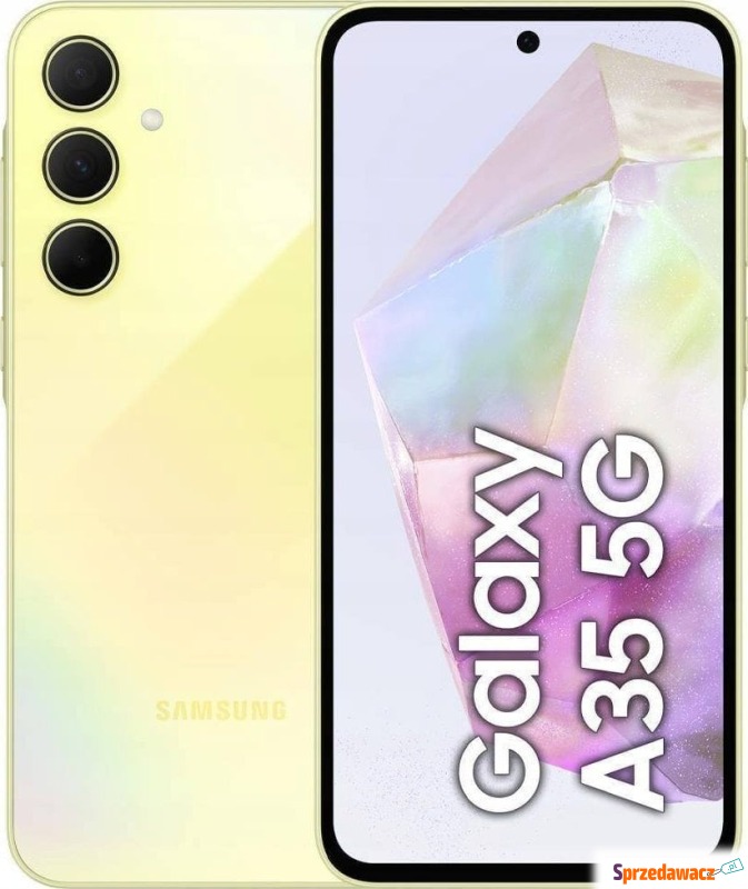 Smartfon Samsung Galaxy A35 5G 6/128GB Żółty... - Telefony komórkowe - Bydgoszcz