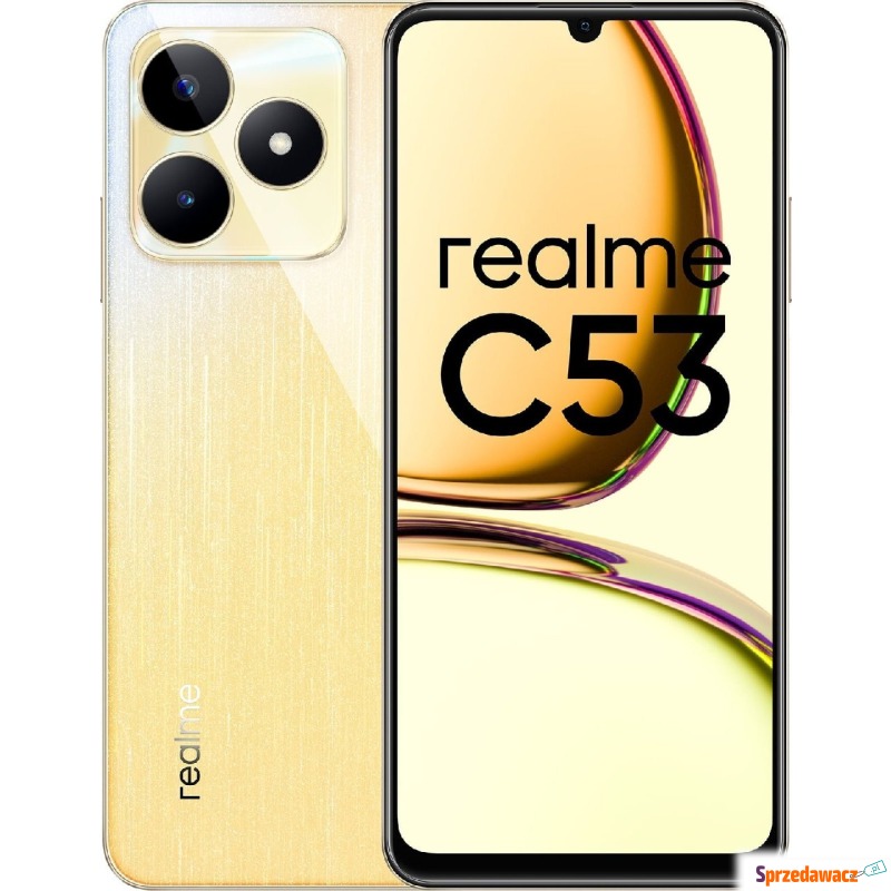 Smartfon Realme C53 6/128GB Złoty (RMX3760) - Telefony komórkowe - Legnica