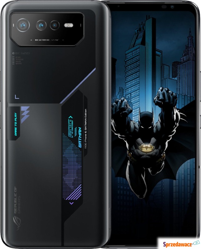 Smartfon Asus ROG Phone 6 Batman 5G 12/256GB... - Telefony komórkowe - Katowice