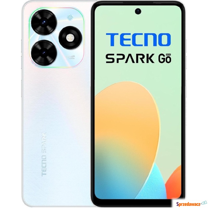 Smartfon Tecno Spark Go 2024 4/128GB Biały (B... - Telefony komórkowe - Częstochowa