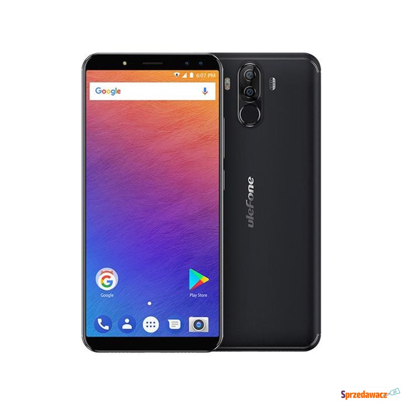 Smartfon UleFone Power 3S 4/64GB Czarny (UF-P3S/BK... - Telefony komórkowe - Ostrołęka