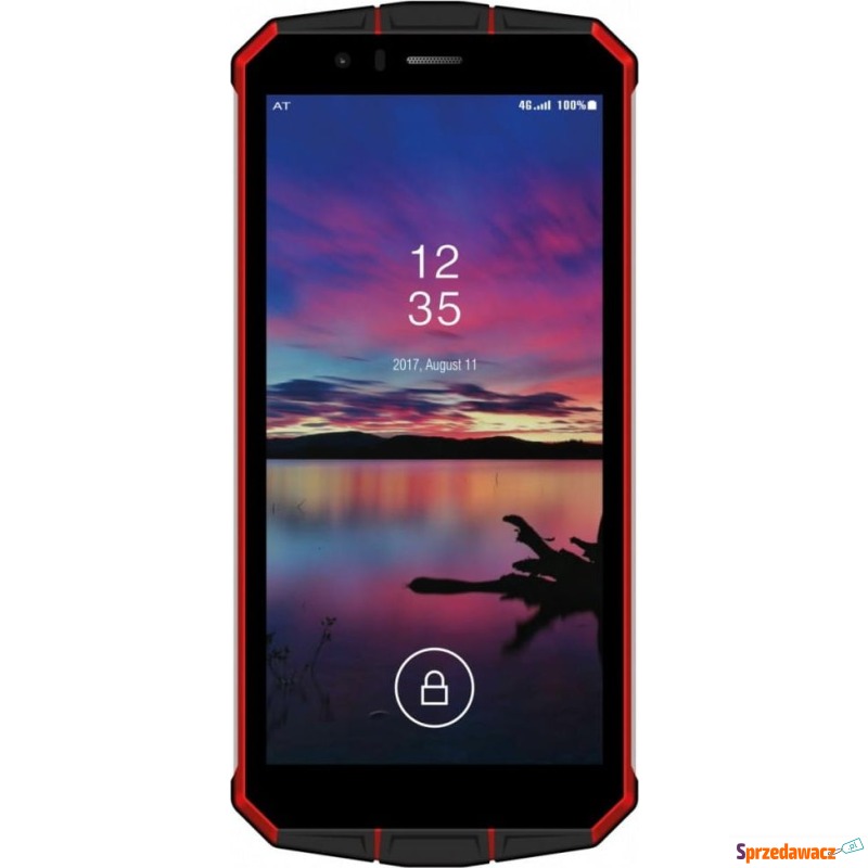 Smartfon Maxcom MS 507 3/32GB Czarno-czerwony... - Telefony komórkowe - Olsztyn