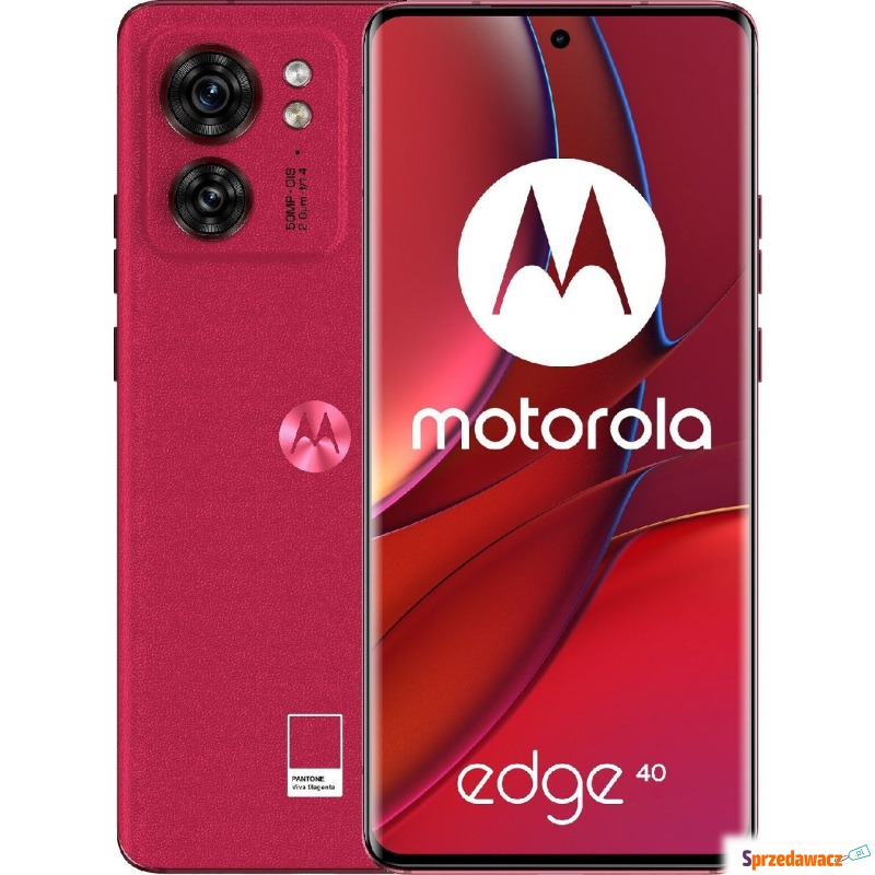 Smartfon Motorola Edge 40 5G 8/256GB Czerwony... - Telefony komórkowe - Włocławek