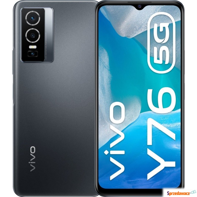 Smartfon Vivo Y76 5G 8/256GB Grafitowy (S7822512) - Telefony komórkowe - Police