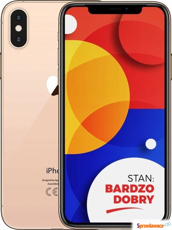 Smartfon Apple APPLE IPHONE XS 256GB GOLD | STAN... - Telefony komórkowe - Paczkowo