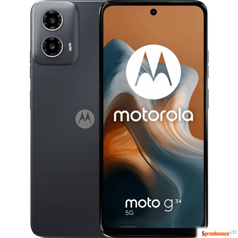 Smartfon Motorola Moto G34 5G 4/64GB Czarny (... - Telefony komórkowe - Legnica