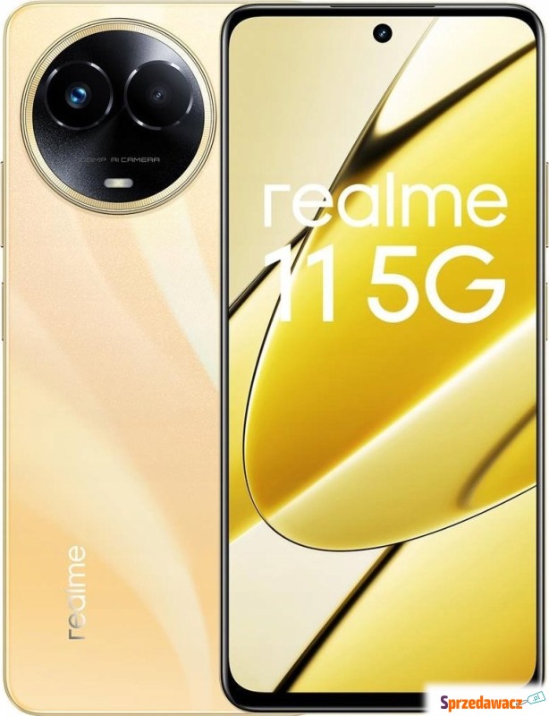 Smartfon Realme 11 5G 8/256GB Złoty (RMX3780_GLD) - Telefony komórkowe - Kutno