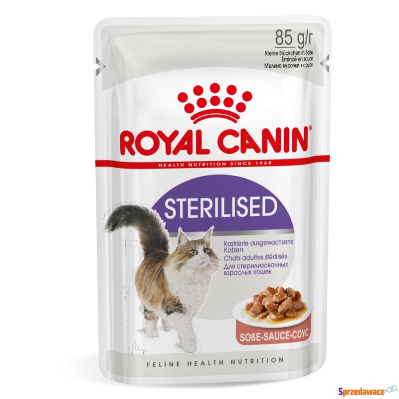 Royal Canin Sterilised w sosie - 12 x 85 g - Karmy dla kotów - Bydgoszcz