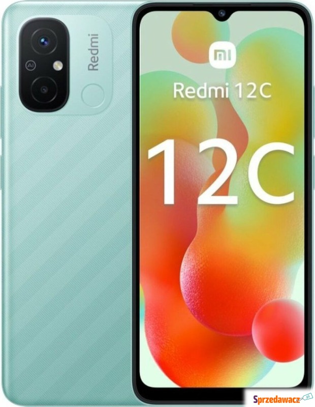 Smartfon Xiaomi Redmi 12C 4/128GB Zielony (S7822322) - Telefony komórkowe - Jelenia Góra