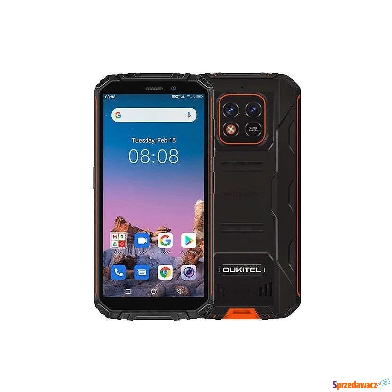 Smartfon Oukitel WP18 4/32GB Czarno-pomarańczowy... - Telefony komórkowe - Kwidzyn