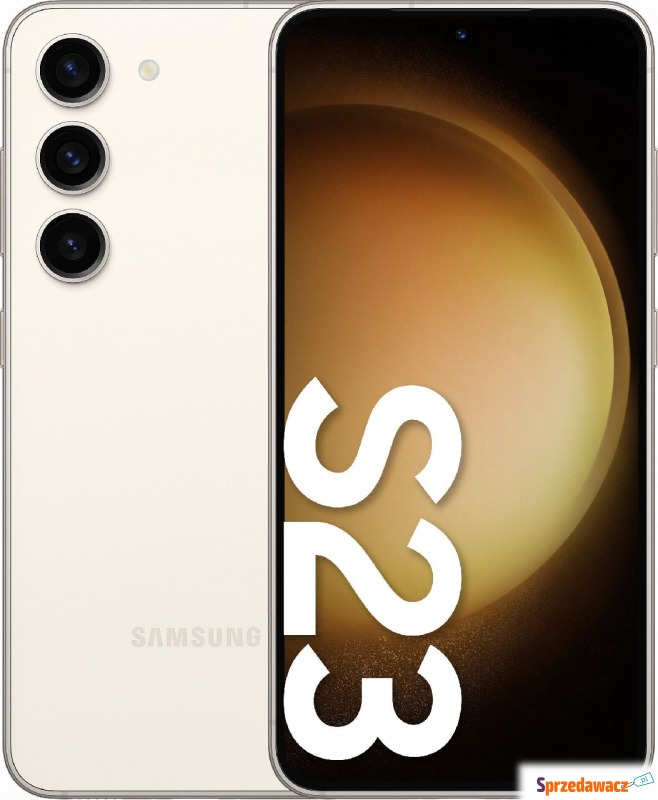 Smartfon Samsung Galaxy S23 5G 8/128GB Kremowy... - Telefony komórkowe - Konin