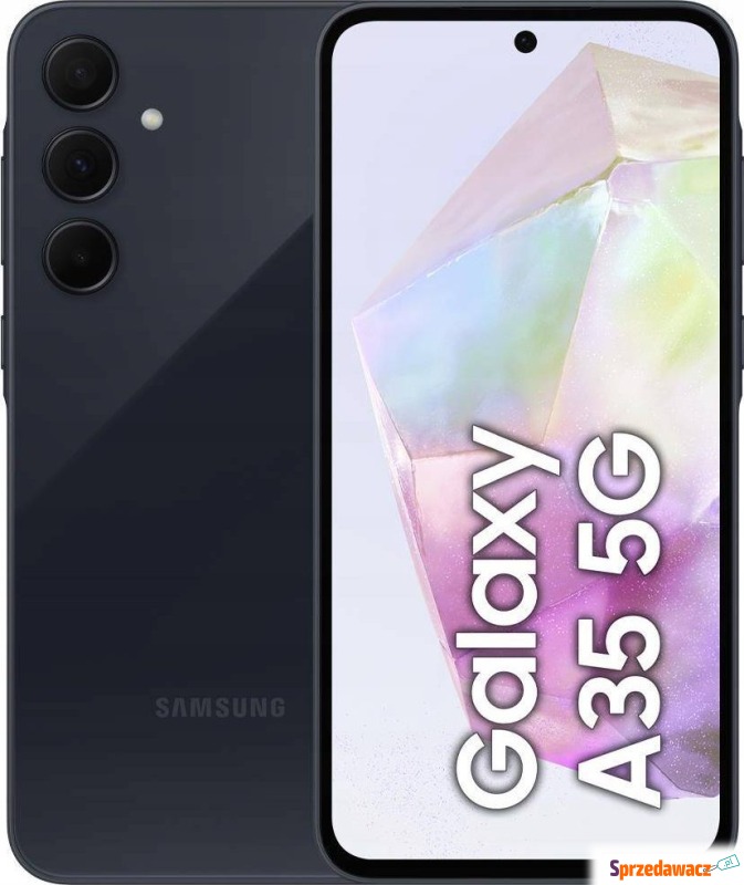 Smartfon Samsung Galaxy A35 5G 6/128GB Czarny... - Telefony komórkowe - Dąbrowa Górnicza