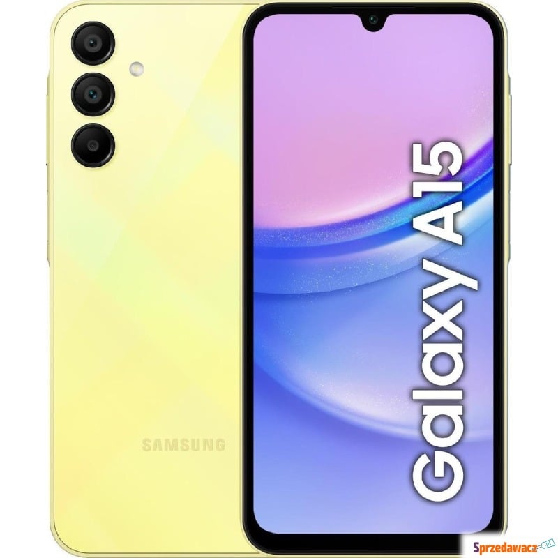 Smartfon Samsung Galaxy A15 4/128GB Żółty (SM... - Telefony komórkowe - Katowice