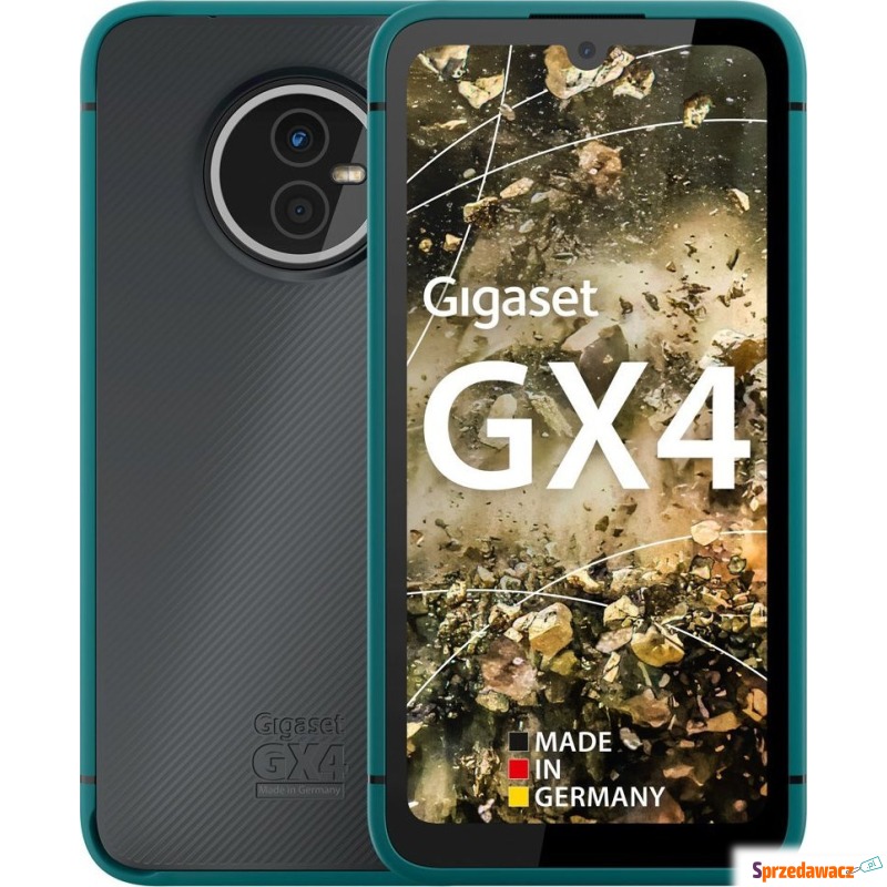 Smartfon Gigaset GX4 4/64GB Czarno-zielony (S... - Telefony komórkowe - Olsztyn