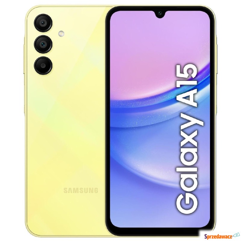 Smartfon Samsung Galaxy A15 5G 4/128GB Żółty... - Telefony komórkowe - Legnica