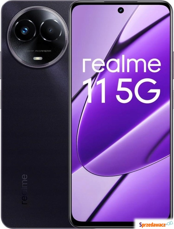 Smartfon Realme 11 5G 8/256GB Czarny (RMX3780) - Telefony komórkowe - Zielona Góra