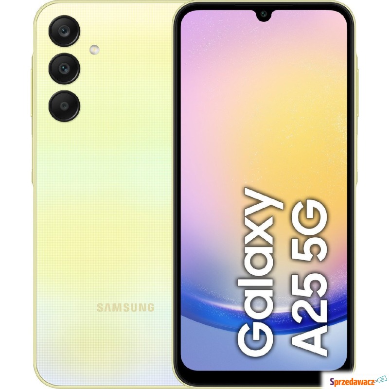 Smartfon Samsung Galaxy A25 5G 6/128GB Żółty... - Telefony komórkowe - Bytom