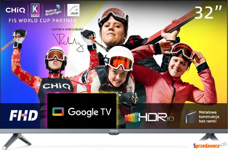 Telewizor CHiQ L32H8CG LED 32'' Full HD Google... - Telewizory - Lublin