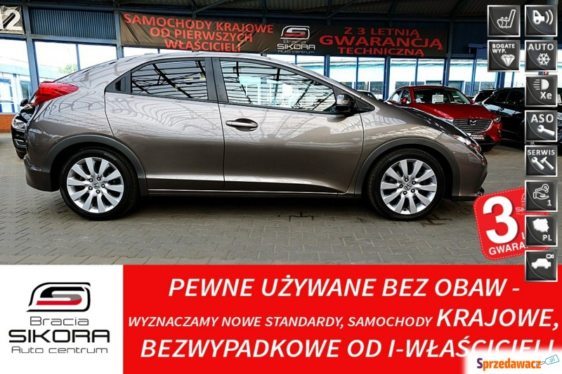Honda Civic  Hatchback 2013,  1.8 benzyna - Na sprzedaż za 52 900 zł - Mysłowice