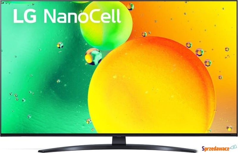 Telewizor LG 55NANO763QA NanoCell 55'' 4K Ultra... - Telewizory - Płock