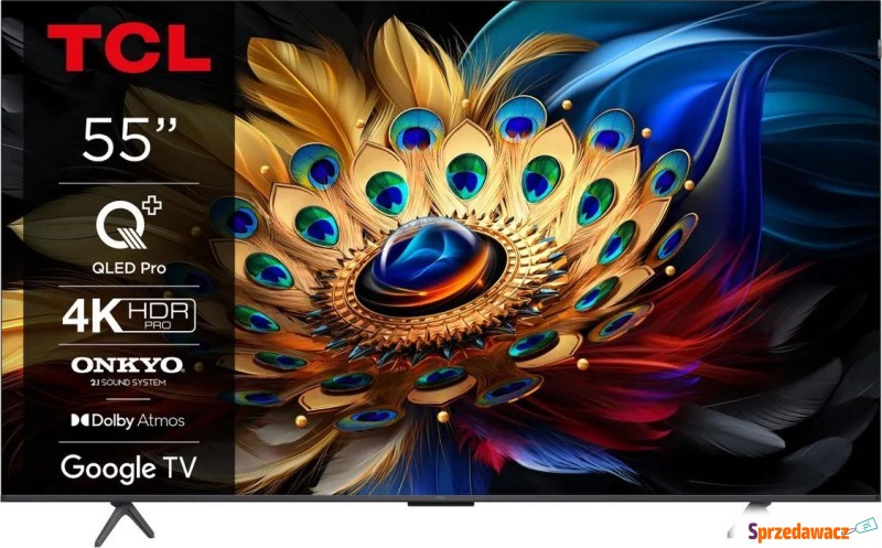 Telewizor TCL 55C655 QLED 55'' 4K Ultra HD Google... - Telewizory - Gliwice