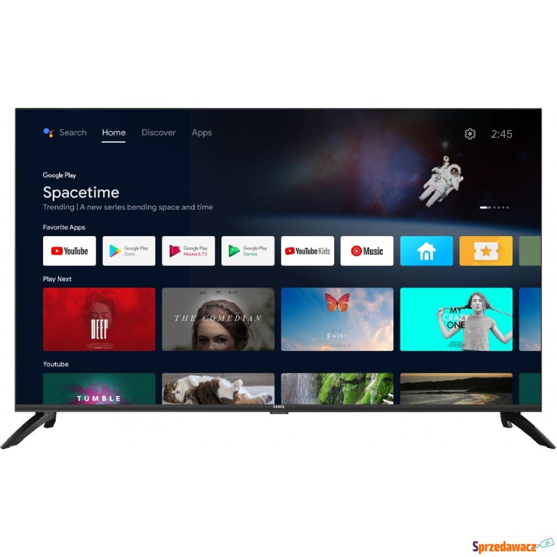 Telewizor CHiQ 43G7LX LED 43'' 4K Ultra HD Android - Telewizory - Mikołów