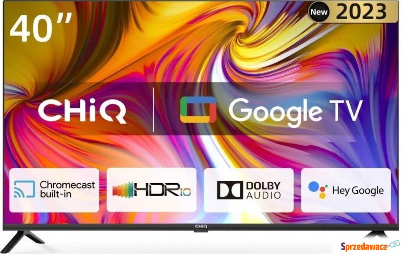 Telewizor CHiQ L40H7G LED 40'' Full HD Google... - Telewizory - Siedlce