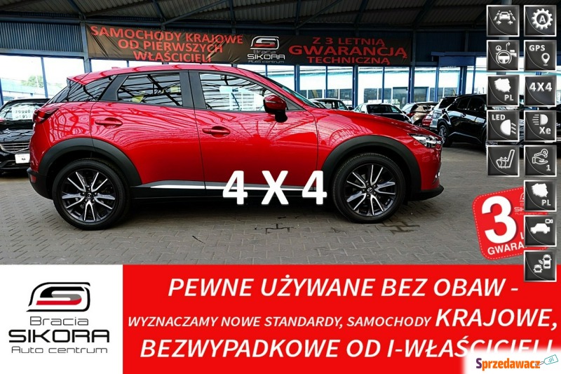 Mazda CX-3  SUV 2018,  2.0 benzyna - Na sprzedaż za 89 900 zł - Mysłowice