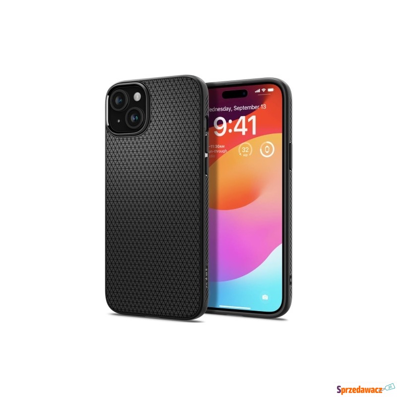 Etui Spigen Liquid Air do iPhone 15 Plus, cza... - Etui na telefon - Słupsk