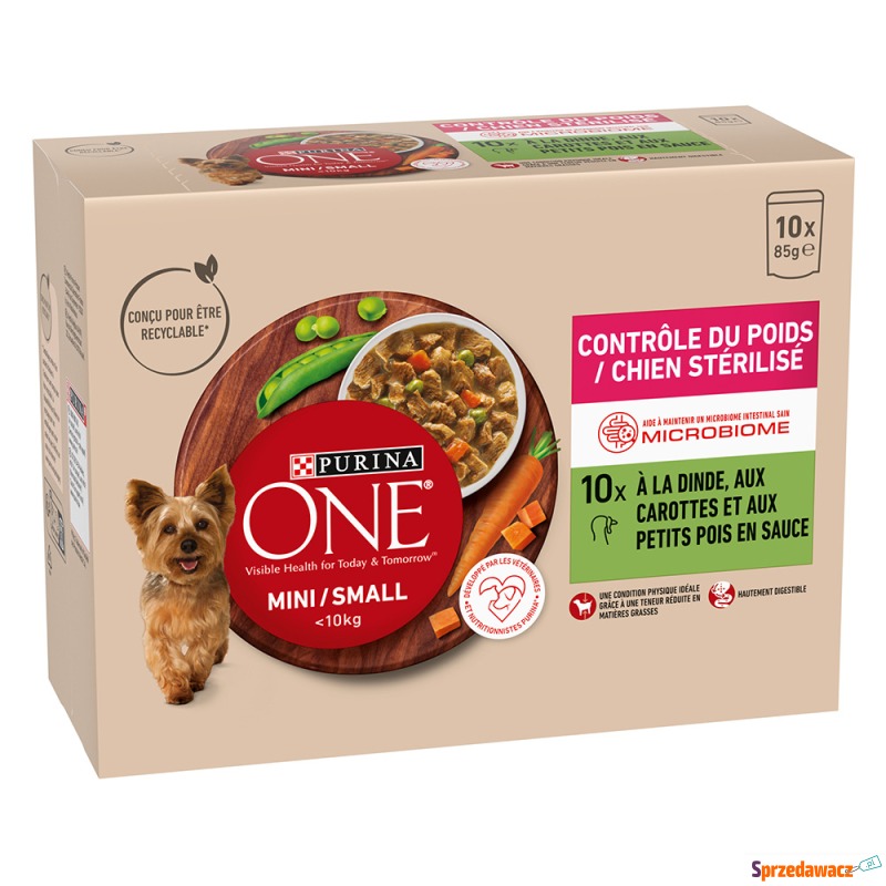 PURINA ONE Mini Adult Weight Control, z indykiem... - Karmy dla psów - Toruń