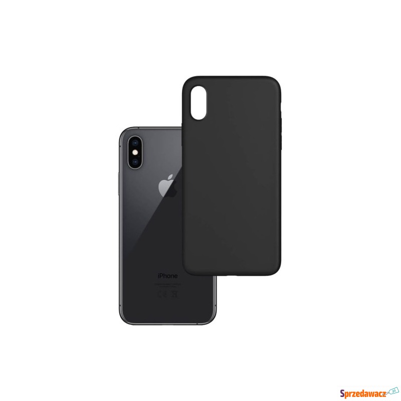 Etui 3mk Matt Case do iPhone Xs / X, czarne - Etui na telefon - Opole