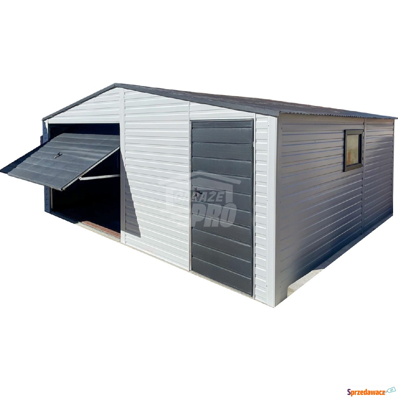 Garaż Blaszany 6x5m - Brama -...