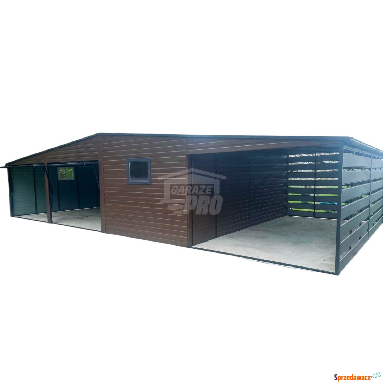 Garaż Blaszany 10x6m + wiata 4x6m...