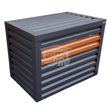 Osłona klimatyzatora - pompy ciepła 90x60x100 cm antracyt GP304