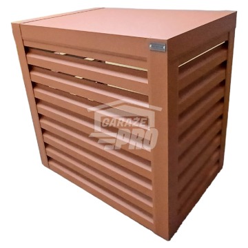 Osłona klimatyzatora - pompy ciepła 100x50x110 cm jasny brąz GP308